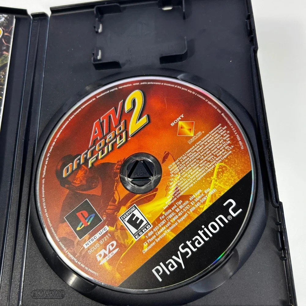 ATV Offroad Fury 2‎ Sony PlayStation 2 PS2 Game SCUS-97211 Complete CIB